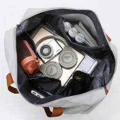 Men's Large-Capacity Travel Duffel Bag – Waterproof Oxford Cloth with Adjustable Shoulder Strap and Separate Shoe Compartment for Gym, Sports, and Weekend Trips