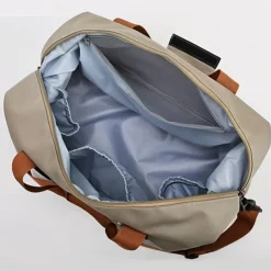 Men's Large-Capacity Travel Duffel Bag – Waterproof Oxford Cloth with Adjustable Shoulder Strap and Separate Shoe Compartment for Gym, Sports, and Weekend Trips