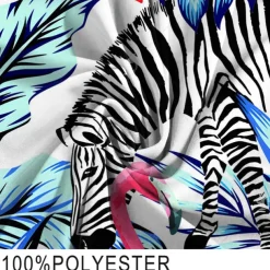 Men's Leaf Flamingo Plants Swim Shorts Board Shorts Swimming Trunks Mid Waist Fashion Designer Surfing Holiday Beach Pocket Drawstring Elastic Waist Designer Clothing Apparel