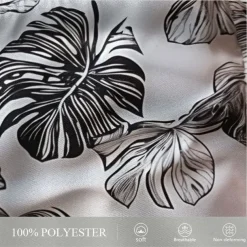Men's Leaf Graphic Prints Swim Trunks Swim Shorts Board Shorts Mid Waist Hawaiian Boho Casual Daily Holiday Drawstring with Mesh lining Elastic Waist Designer Clothing Apparel