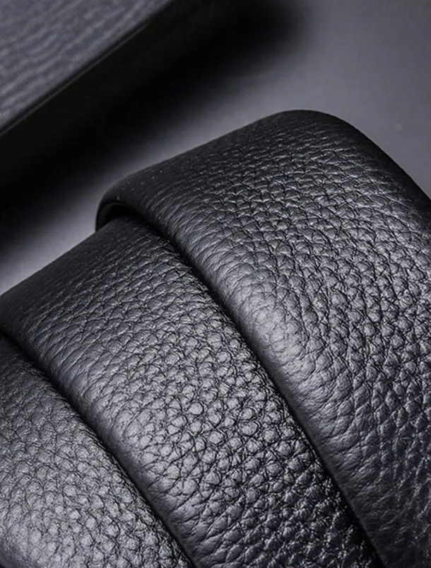 Men's Leather Belt Ratchet Belt Silver Gold Dermis Retro Traditional Plain Daily Wear Going out Weekend