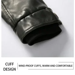 Men's Leather Jacket Motorcycle Jacket Outdoor Daily Wear Windproof Warm Pocket With Belt Fall Winter Plain Fashion Streetwear Stand Collar Regular Yellow Jacket