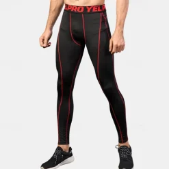 Men's Leggings Running Pants Compression Tights Leggings Track Pants Pocket Elastic Waistband High Waist Tights Outdoor Sports & Outdoor Athletic Fall Quick Dry Lightweight Soft Marathon Running