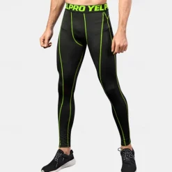 Men's Leggings Running Pants Compression Tights Leggings Track Pants Pocket Elastic Waistband High Waist Tights Outdoor Sports & Outdoor Athletic Fall Quick Dry Lightweight Soft Marathon Running