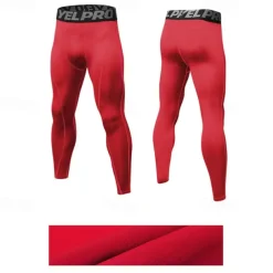 Men's Leggings Running Pants Compression Tights Leggings Track Pants Pocket Elastic Waistband High Waist Tights Outdoor Sports & Outdoor Athletic Fall Quick Dry Lightweight Soft Marathon Running