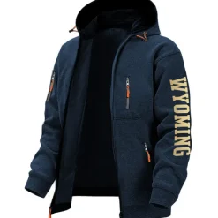 Men's Letter Graphic Prints Hoodies Long Sleeve Sweatshirts Hooded Fashion Daily Vacation Going out Spring & Fall Dark Blue Dark Gray Gray Clothing Apparel Designer S M L XL 2XL 3XL