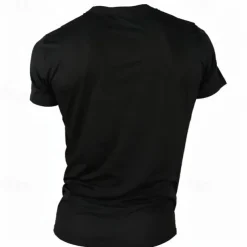 Men's Letter Graphic Prints T Shirt Graphic Tee Cotton Short Sleeve Graphic Shirt Black White Pink Comfortable Tee Outdoor Street Fashion Designer Clothing