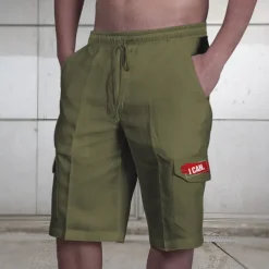 Men's Letter Graphic Prints Cargo Shorts Summer Shorts Mid Waist Streetwear Designer Casual Daily Holiday Elastic Waist Drawstring Print Designer Clothing Apparel