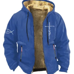 Men's Letter Graphic Prints Hoodies Long Sleeve Sweatshirts Hooded Daily Casual Holiday Vacation Fall & Winter White Red Blue Clothing Apparel Designer S M L XL XXL 3XL