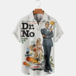 Men's Letter Portrait Shirt Summer Hawaiian Shirt Aloha Shirt Short Sleeves Shirt Turndown Vintage Tropical Sports Street Casual Hawaiian White Yellow Gray S M L