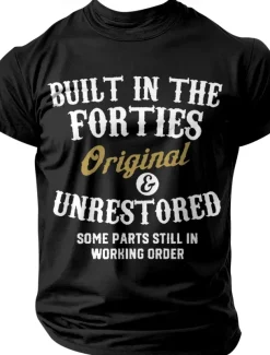 Men's Letter Print T Shirt Tee Top Short Sleeve T shirt Crew Neck Shirt Sports Classic Casual Street Sports Outdoor Black 1 Dark Blue#1 Dark Grey#1 Summer Spring Clothing Apparel S M L XL XXL