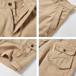 Men's Letter Printed Funny Slang Cargo Shorts Work Shorts Mid Waist Classic Casual Outdoor Camping & Hiking Multiple Pockets Designer Clothing Apparel