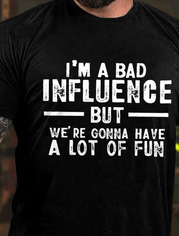 Men's Letter Printed Funny T Shirt Tee Top 100% Cotton Short Sleeve Graphic Shirt Heather Gray Black White Comfortable Tee Vacation Street Fashion Designer Clothing