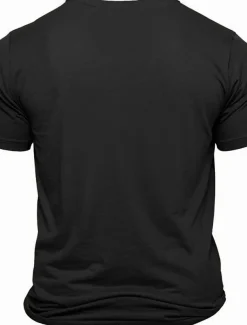 Men's Letter Printed Miami T Shirt Tee Top 100% Cotton Short Sleeve Graphic Shirt Black Wine Dark Blue Comfortable Tee Street Sports Outdoor Fashion Designer Clothing