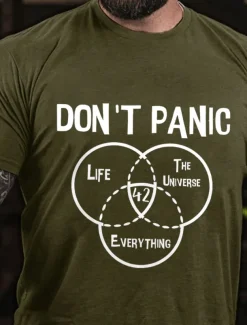 Men's Letter Printed T Shirt 100% Cotton Short Sleeve Graphic Shirt Army Green Dark Blue Beige Comfortable Tee Vacation Street Fashion Designer Clothing