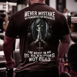 Men's Letter T shirt Graphic Tee Funny T Shirts Short Sleeve T shirt 3D Print Crew Neck Shirt Vintage Fashion Designer Street Casual Daily Black Yellow Red Summer Clothing Apparel S M L XL 2XL 3XL 4XL