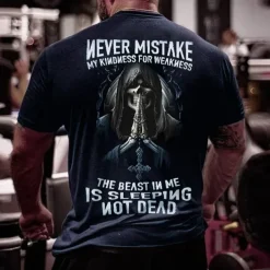 Men's Letter T shirt Graphic Tee Funny T Shirts Short Sleeve T shirt 3D Print Crew Neck Shirt Vintage Fashion Designer Street Casual Daily Black Yellow Red Summer Clothing Apparel S M L XL 2XL 3XL 4XL