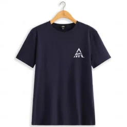 Men's Letter T Shirt Short Sleeve Shirt 100% Cotton Short Sleeve Graphic Shirt White Navy Blue Gray Comfortable Tee Vacation Street Fashion Designer Clothing