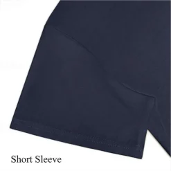 Men's Letter T Shirt Tee Top 100% Cotton Short Sleeve Graphic Shirt Black White Dark Blue Comfortable Tee Sports Outdoor Holiday Fashion Designer Clothing