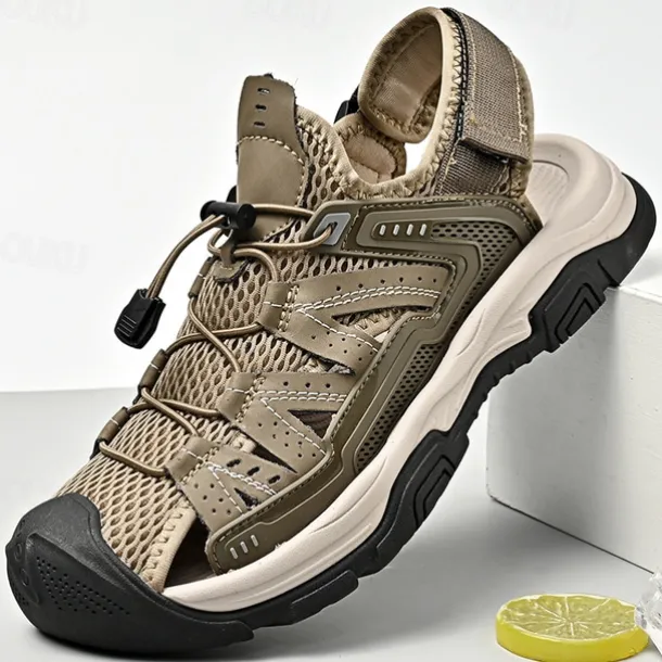 Men's Lightweight Breathable Hiking Sandals with Adjustable Straps and Durable Sole – Ideal for Outdoor Adventures