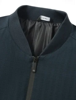 Men's Lightweight Jacket Formal Office Zip Up Spring Spring & Fall Neutral Daily Navy Blue Army Green Jacket