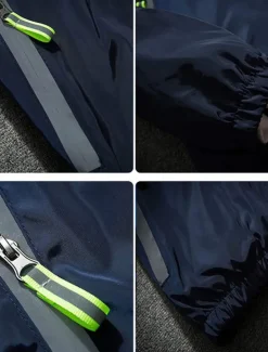 Men's Lightweight Jacket Outdoor Jacket Summer Jacket Hoodie Jacket Outdoor Leisure Sports Reflective Anti-UV Hooded Summer Spring Solid Color Classic Navy Black White Red Orange Jacket