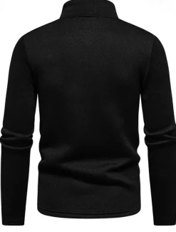 Men's Lightweight Jacket Summer Jacket Casual Jacket Vacation Daily Warm Pocket Fall & Winter Plain Fashion Classic Stand Collar Regular Black White Light Grey Dark Gray Jacket