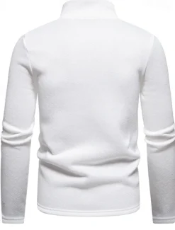 Men's Lightweight Jacket Summer Jacket Casual Jacket Vacation Daily Warm Pocket Fall & Winter Plain Fashion Classic Stand Collar Regular Black White Light Grey Dark Gray Jacket