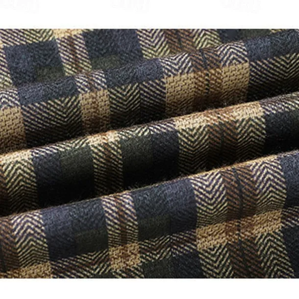 Men's Lightweight Jacket Trucker Jacket Outdoor Jacket Summer Jacket Daily Wear Workfashion Windproof Buttons Inside Pocket Spring Fall Plain Stylish Business Shirt Collar Regular Black khaki Army