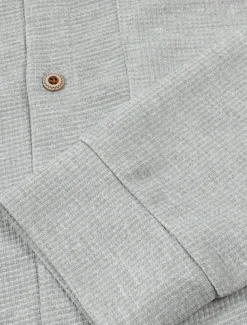 Men's Lightweight Jacket Waffle Jacket Summer Jacket Transition Jacket Vacation Daily Wearproof Pocket Spring & Fall Plain Fashion Classic Hooded Regular Black White Blue Khaki Gray Jacket