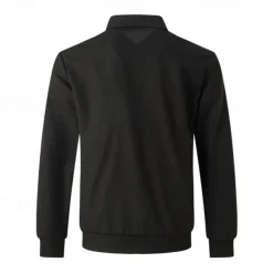 Men's Lightweight Jacket Waffle Jacket Summer Jacket Shirt Jacket Vacation Daily Soft Pocket Spring & Fall Plain Fashion Classic Lapel Regular Waffle Fabric Black White Blue Khaki Gray Jacket