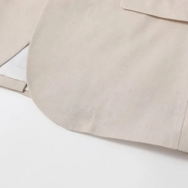 Men's Linen Blazer Business Fashion Casual Spring & Fall Polyester Linen Plain Pocket Buttons Comfortable Single Breasted Blazer White Light Green khaki