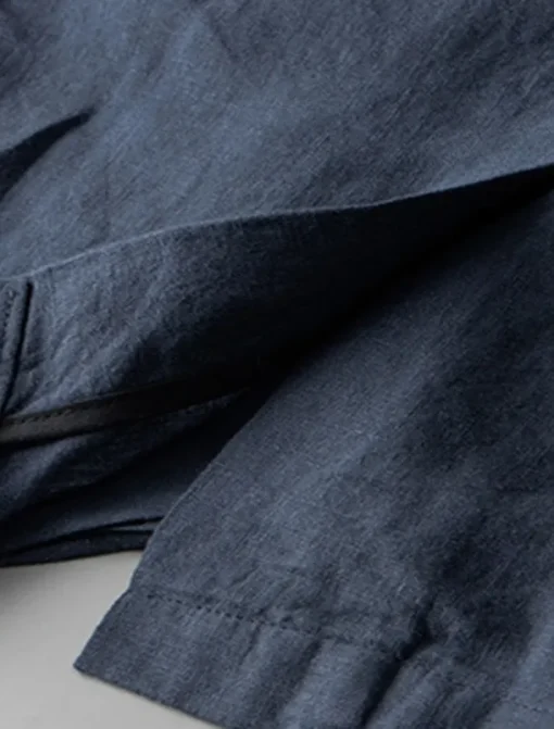 Men's Linen Blazer Suits Wedding Anniversary Vacation Elegant Neutral Spring & Fall Cotton Linen Solid Color Buttons Comfy Single Breasted One-button Blazer White Navy Blue Beige Gray