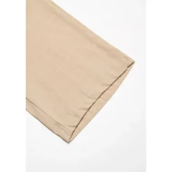 Men's Linen Pants Trousers Summer Pants Beach Pants Front Pocket Straight Leg Plain Comfort Breathable Casual Daily Holiday Fashion Basic Black White