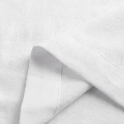 Men's Linen Pants Trousers Summer Pants Pocket Drawstring Elastic Waist Plain Comfort Breathable Vacation Daily Holiday Fashion Classic Style Black White Micro-elastic