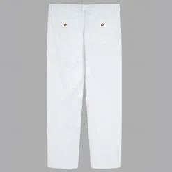 Men's Linen Pants Trousers Summer Pants Front Pocket Pleats Straight Leg Plain Comfort Breathable Casual Daily Holiday Fashion Basic Black White