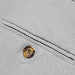 Men's Linen Pants Trousers Summer Pants Pleated Pants Dress Slacks Front Pocket Straight Leg Plain Comfort Breathable Business Casual Daily Fashion Basic Black White