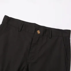 Men's Linen Pants Trousers Summer Pants Multi Pocket Straight Leg Plain Comfort Breathable Full Length Outdoor Daily Going out Fashion Streetwear Black White