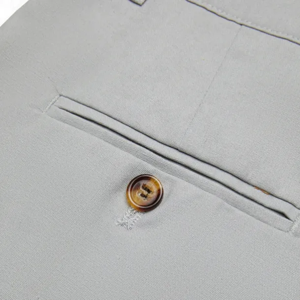 Men's Linen Pants Trousers Summer Pants Front Pocket Pleats Straight Leg Plain Comfort Breathable Casual Daily Holiday Fashion Basic Black White