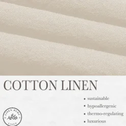 Men's Linen Pants Trousers Summer Pants Front Pocket Straight Leg Plain Comfort Breathable Casual Daily Holiday Fashion Basic White Beige