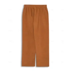 Men's Linen Pants Trousers Summer Pants Beach Pants Print Straight Leg Graphic Sun Soft Outdoor Full Length Home Casual Daily Fashion Streetwear White Blue Micro-elastic