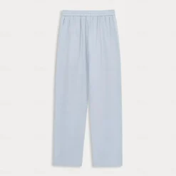 Men's Linen Pants Trousers Summer Pants Beach Pants Drawstring Elastic Waist Print Graphic Comfort Daily Vacation Beach 20% Linen Vacation Fashion Blue Green