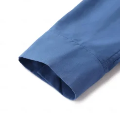 Men's Linen Shirt 55% Linen Print Shirt White Blue Long Sleeve Faith Lapel Spring & Fall Outdoor Daily Clothing Apparel