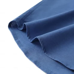 Men's Linen Shirt 55% Linen Print Shirt White Blue Long Sleeve Faith Lapel Spring & Fall Outdoor Daily Clothing Apparel