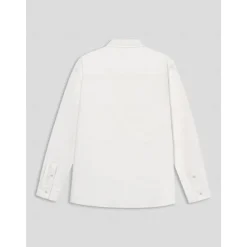 Men's Linen Shirt White Long Sleeve Fold-over Collar Summer Spring & Fall Clothing Apparel Casual Shirt Button Down Shirt Plain Lapel Summer Casual Daily Clothing Apparel