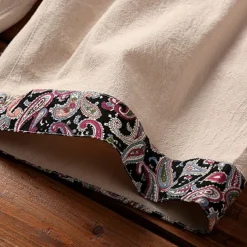 Men's Linen Shorts Summer Shorts Crop Patchwork Drawstring Elastic Waist Plain Comfort Breathable Outdoor Daily Going out Fashion Casual Black White