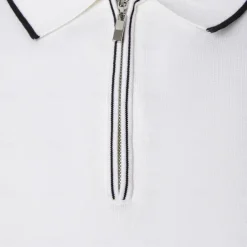 Men's Linen Silk Cotton Quarter Zip Pullover Sweater Knit Half Zip Knitwear Elegant Home Dailywear Clothing Apparel Fall Winter Black White S M L