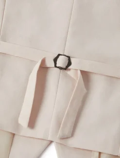 Men's Linen Waistcoat Suits Wedding Shorts Vest Summer Solid Formal Light Blue Sky Blue Dark Navy Colored Causal 2 Piece Tailored Fit