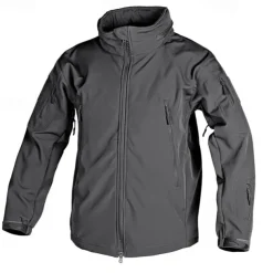 Men's Military Tactical Jacket Combat Jacket Hiking Jacket Winter Outdoor Patchwork Thermal Warm Waterproof Windproof Jacket Climbing Camping / Hiking / Caving Traveling CP Color Black Army Green