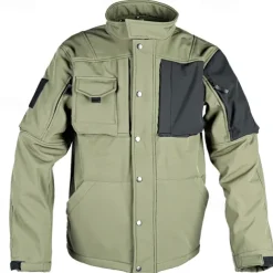 Men's Military Tactical Jacket Combat Jacket Hiking Jacket Outdoor Patchwork Waterproof Windproof Jacket Climbing Camping / Hiking / Caving Traveling Black Army Green